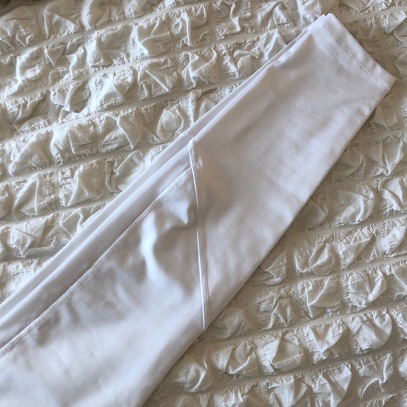 WHITE ACTIVE LEGGINGS - Picture 3 of 4